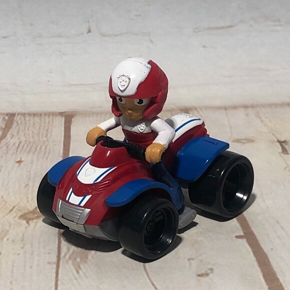 Paw Patrol Rescue Pups Ryder ATV 4 Wheel Vehicle Figure Lot Spin Master Toy - Picture 1 of 9